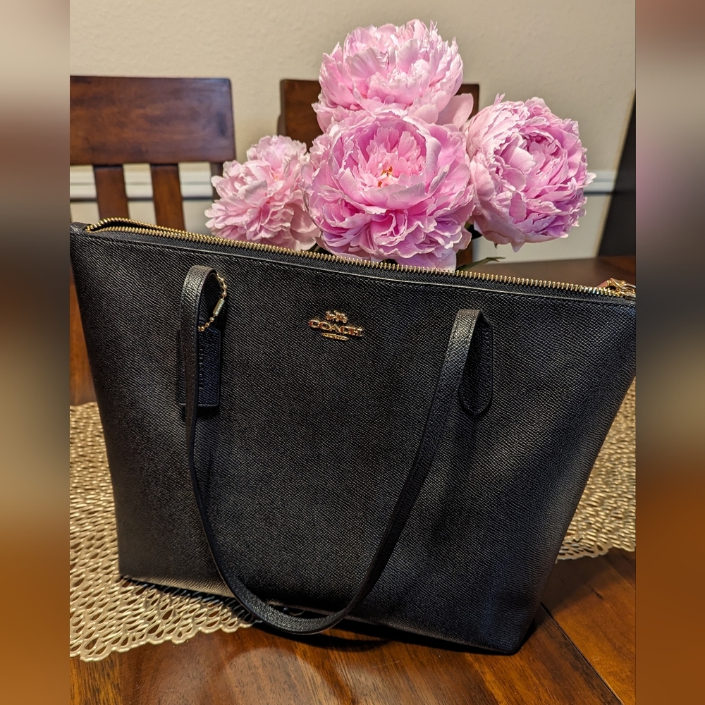 Coach Zip Top Tote